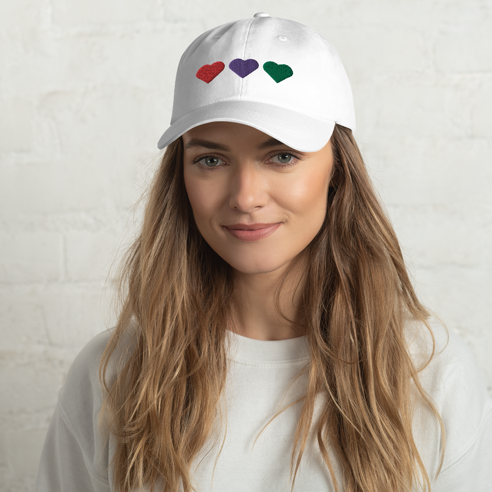 ❤️💜💚 Dad Hat