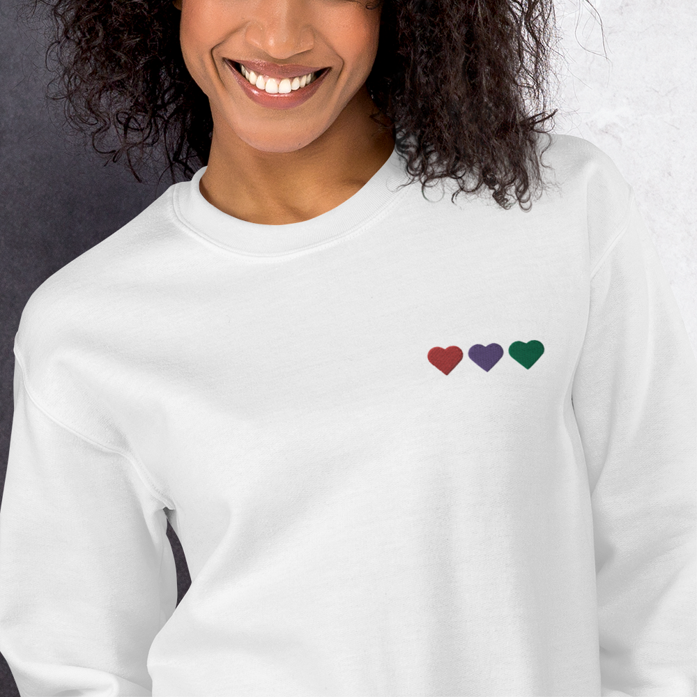 ❤️💜💚 Crewneck Sweatshirt