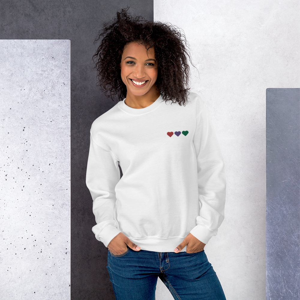 ❤️💜💚 Crewneck Sweatshirt