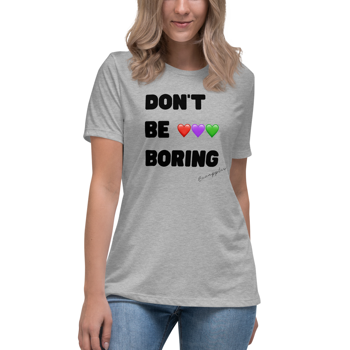 ❤️💜💚 Women’s t-shirt