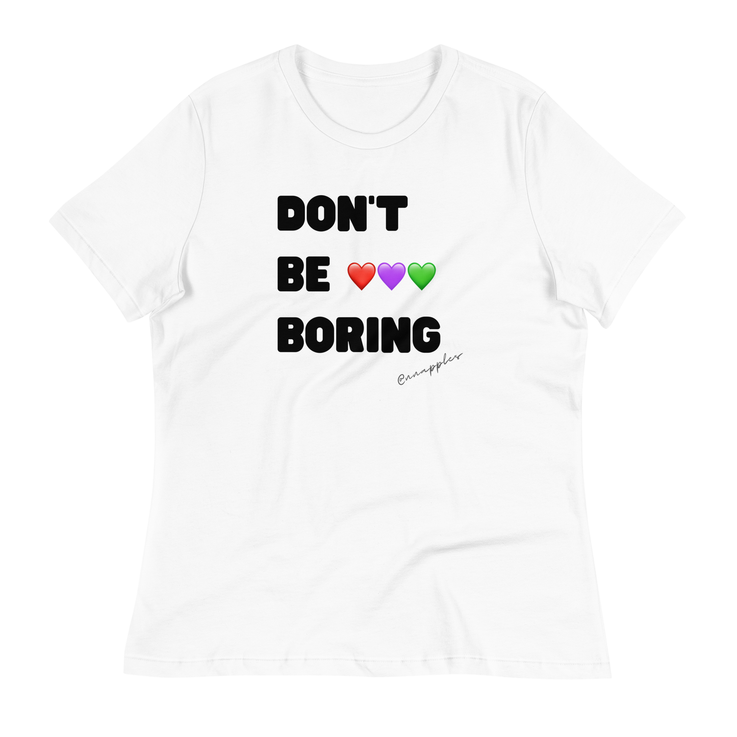 ❤️💜💚 Women’s t-shirt